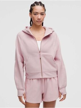 Lululemon Scuba Oversized Full Zip Hoodie - Pink Haze / Rose Gold
